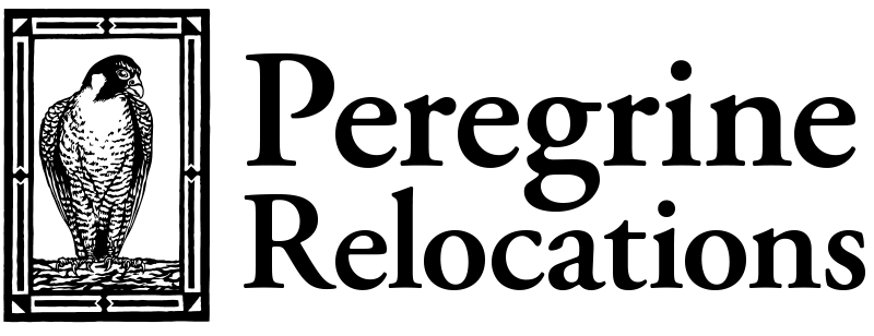Peregrine Relocations logo black
